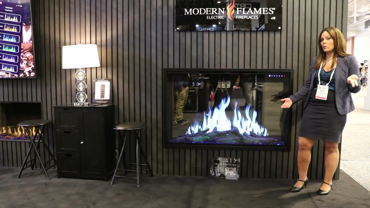 Ультрареалистичное пламя электрокамина | Демонстрация атмосферы Modern Flames