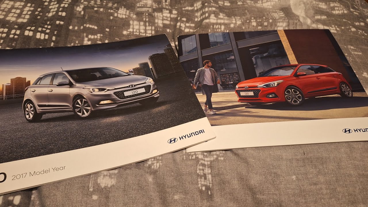Looking at Hyundai i20 brochures