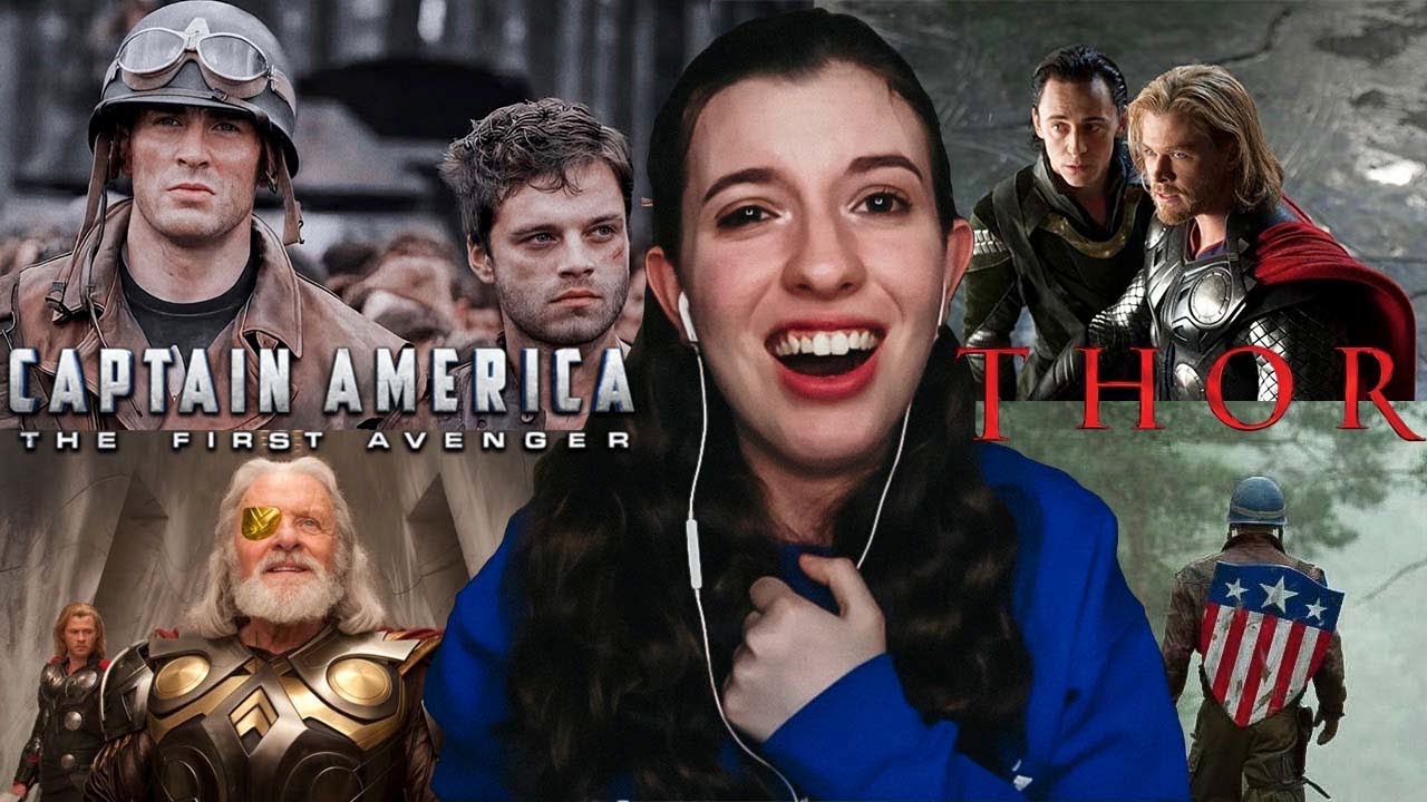 WATCHING THE MARVEL CINEMATIC UNIVERSE | THOR & CA: TFA | MCU Phase 1 - Part 2 Commentary & Reaction