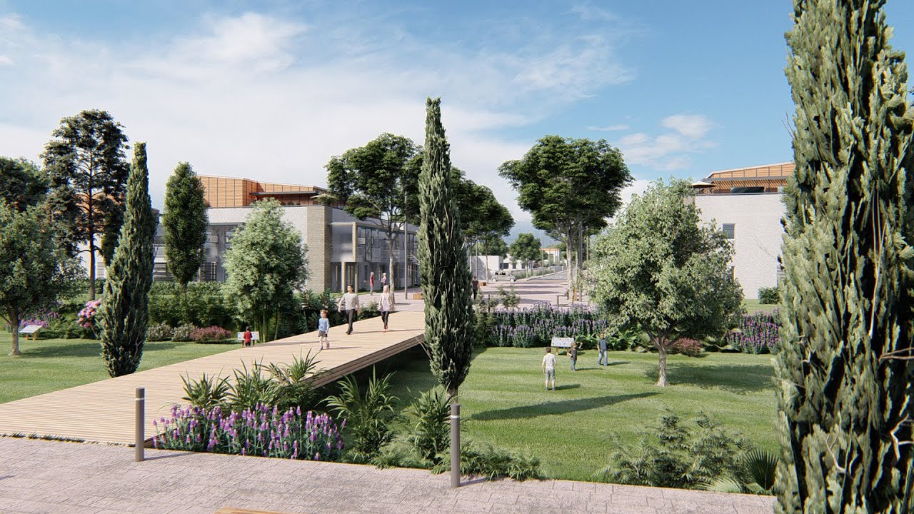 Animation 3D d'un lotissement - Film immobilier architecture