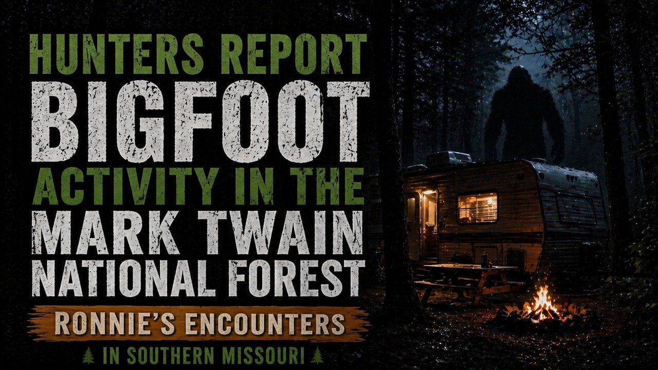 BIGFOOT ACTIVITY UNFOLDS AT OUR HUNTING CAMPSITE IN THE MARK TWAIN NATIONAL FOREST IN MISSOURI
