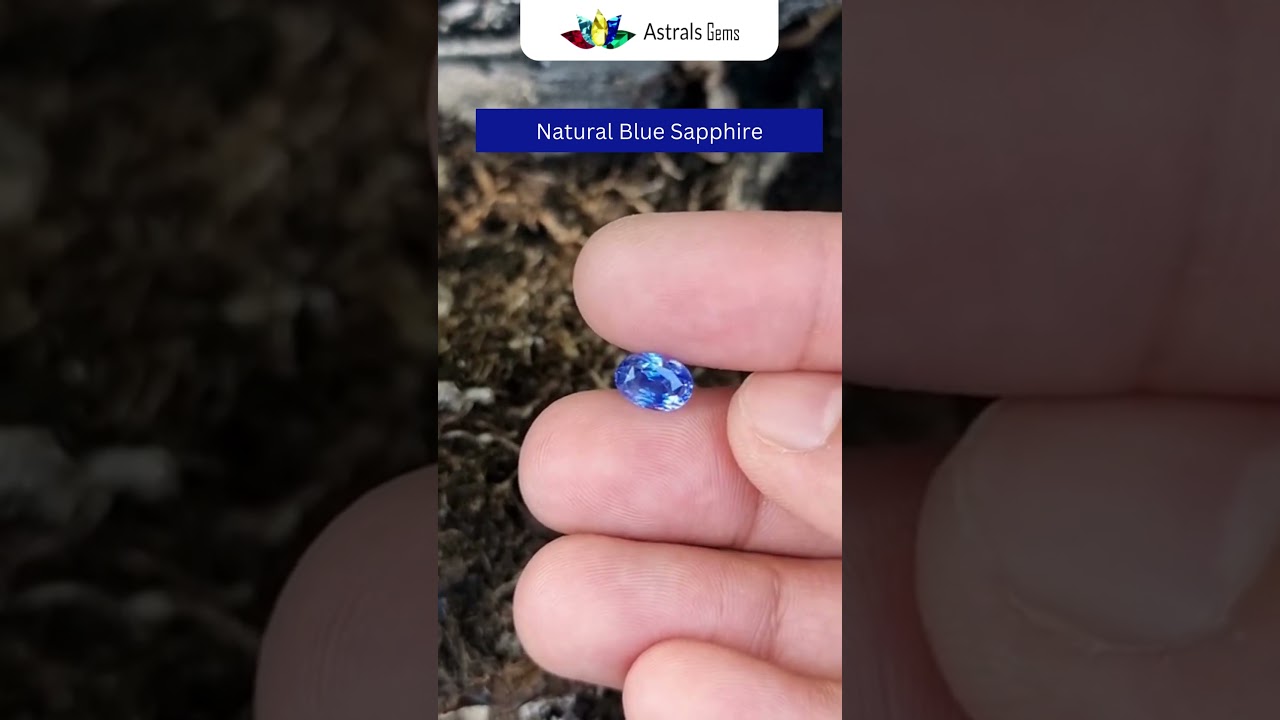 Natural Ceylon Blue Sapphire in Jaipur