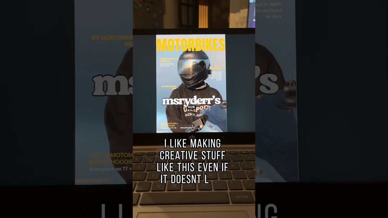 What do ya’ll think of a moto magazine? Lmk down below :) 