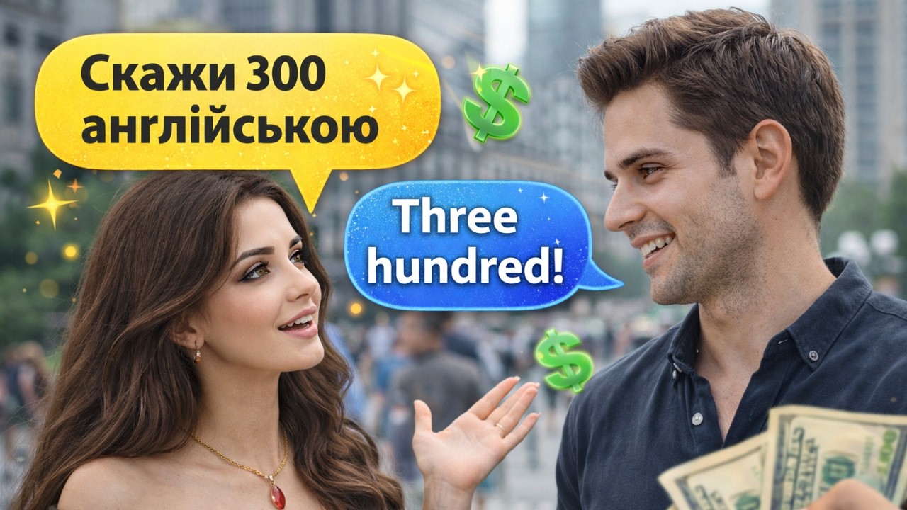 Скажи 300 англійською. Більшість не зможе 😅 | Числа 100+ без паніки