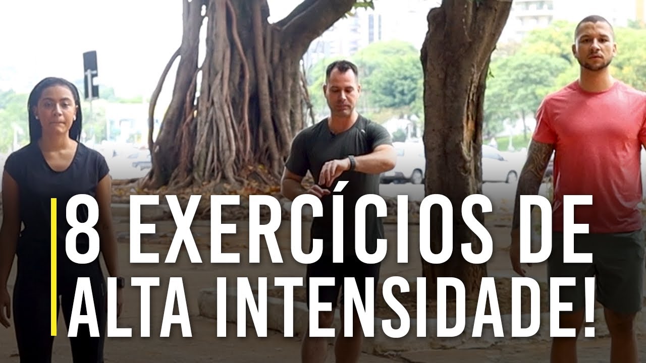 TREINO TABATA: 8 exercícios para QUEIMAR 🔥