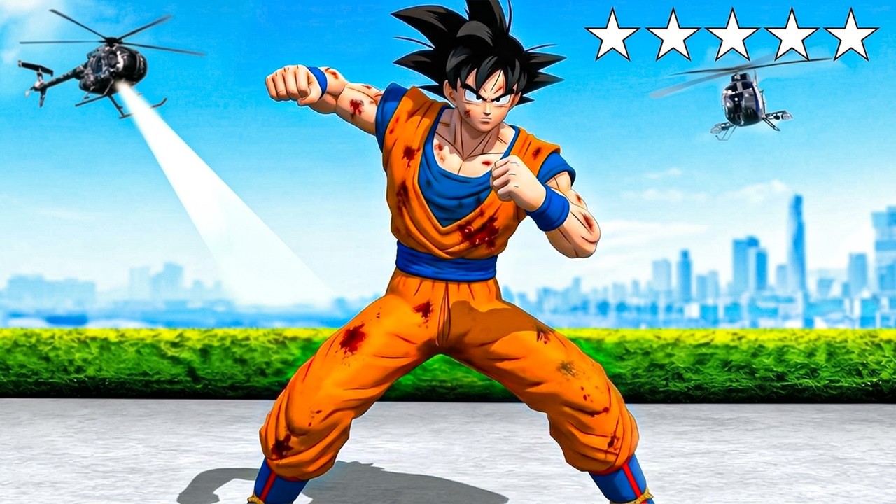 DEVENIR GOKU SUR GTA 5 !