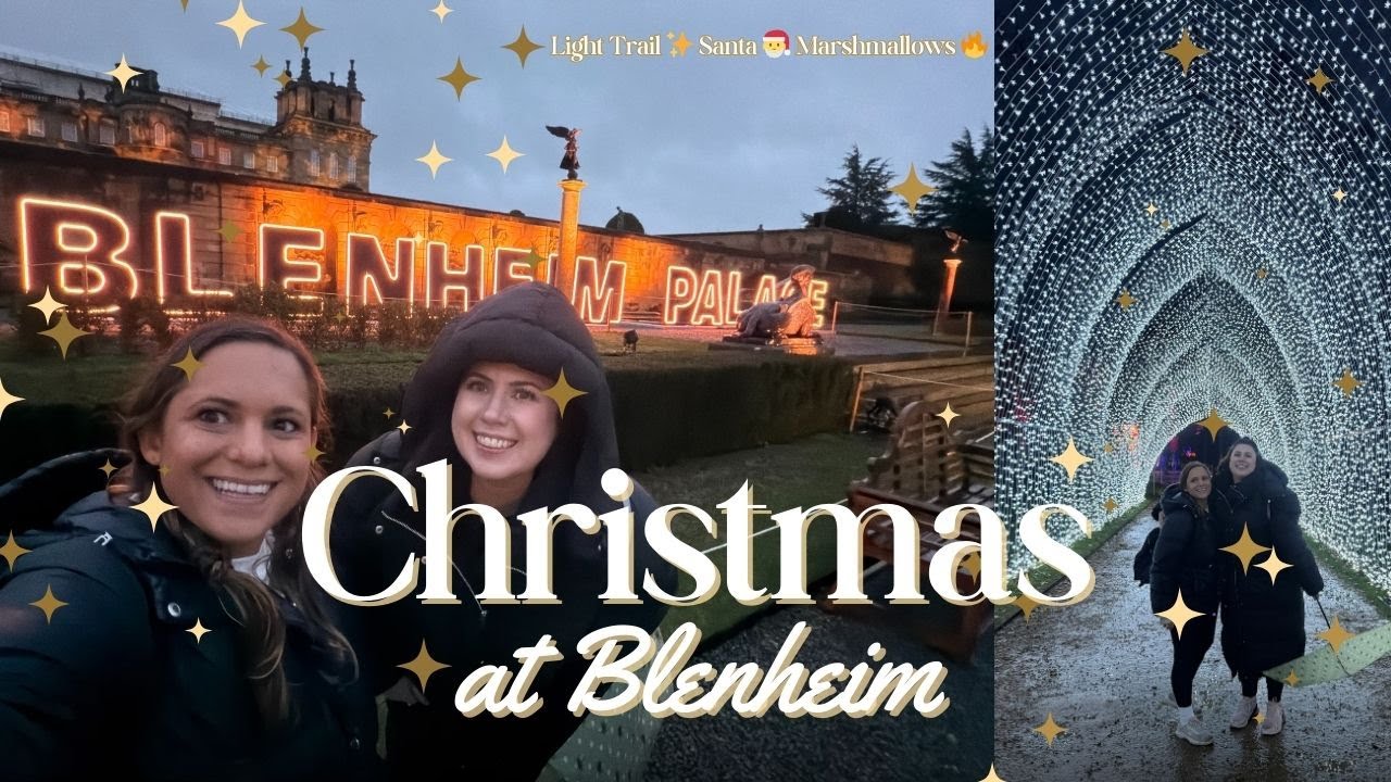 Blenheim Palace Christmas Lights 2025 | Palace of Oz, Light Trail, Santa & Toasted Marshmallows ✨