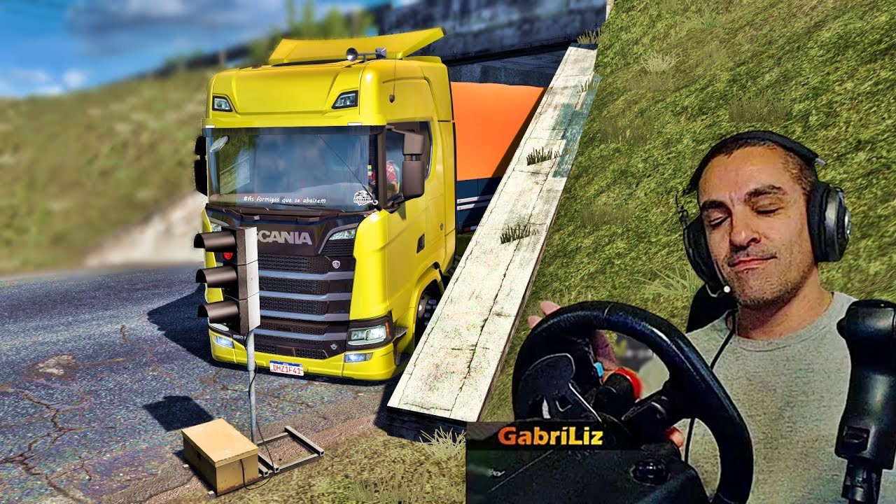 GPS SEM SINAL ME METEU EM UMA ENRASCADA - Vida de Caminhoneiro 340 - Euro Truck Simulator 2