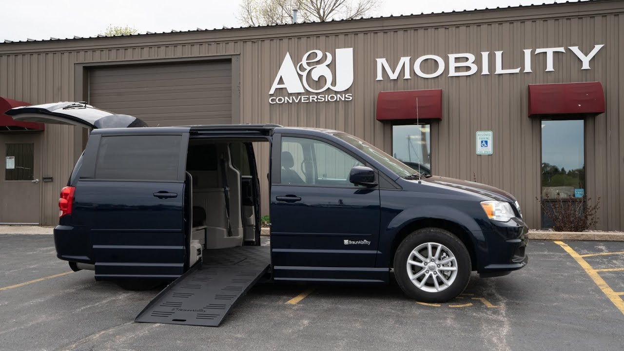 2016 Dodge Grand Caravan SXT w/ wheelchair accessible conversion