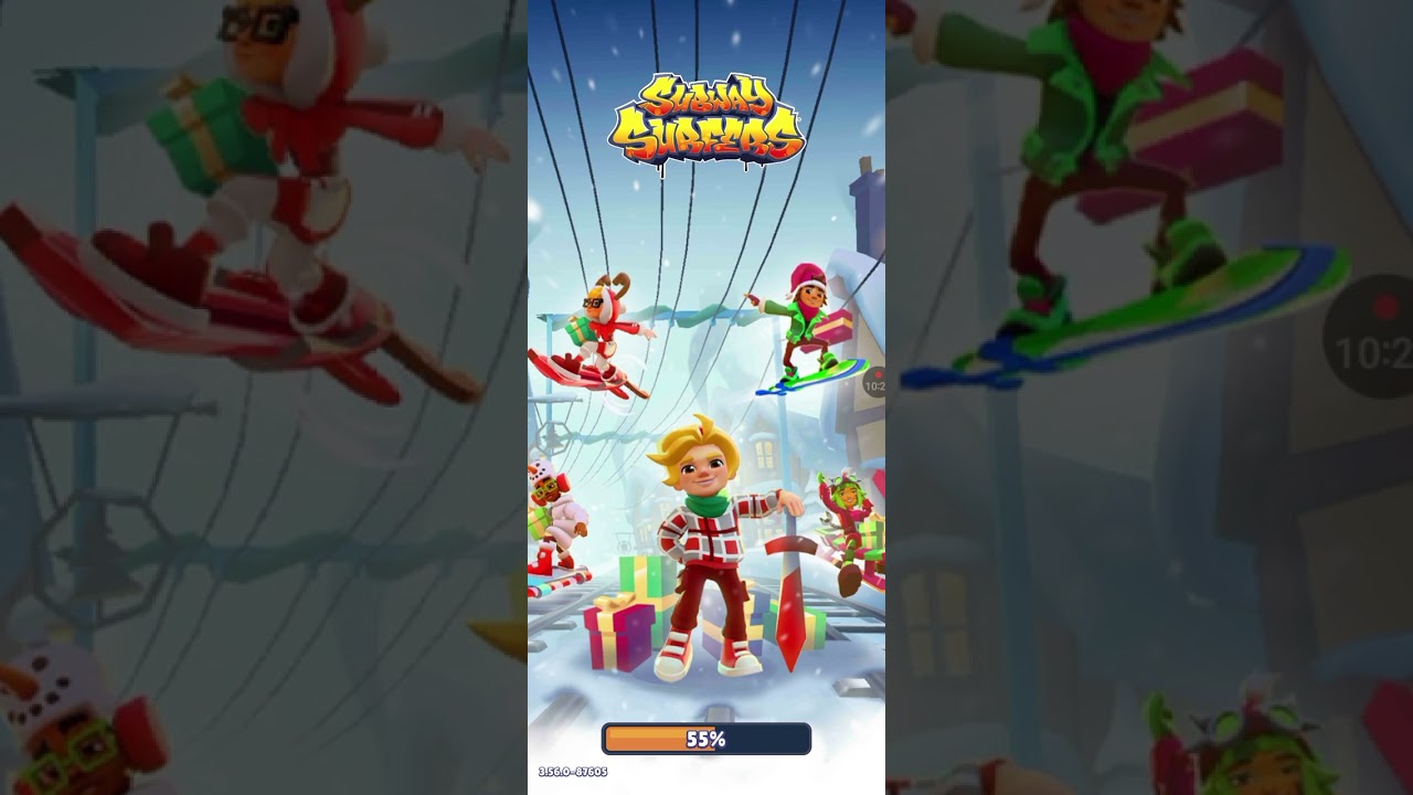 Jogando Subway surfes