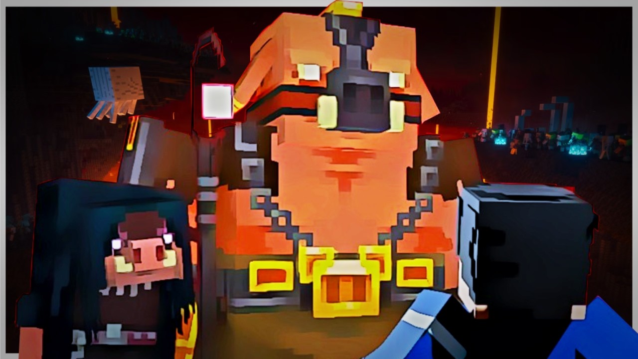 Nerzival vs A Minecraft Movie Piglins | Custom Mod Adventure