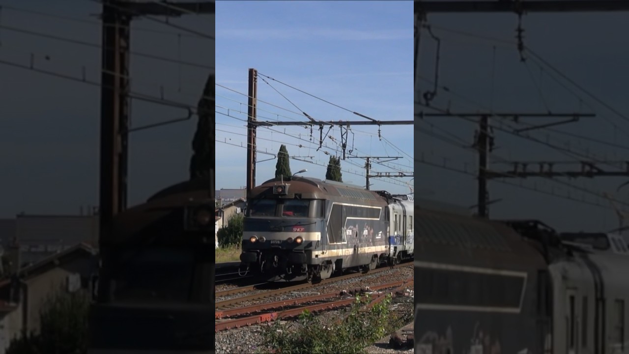 BB 67200 et graisseur de caténaire. 