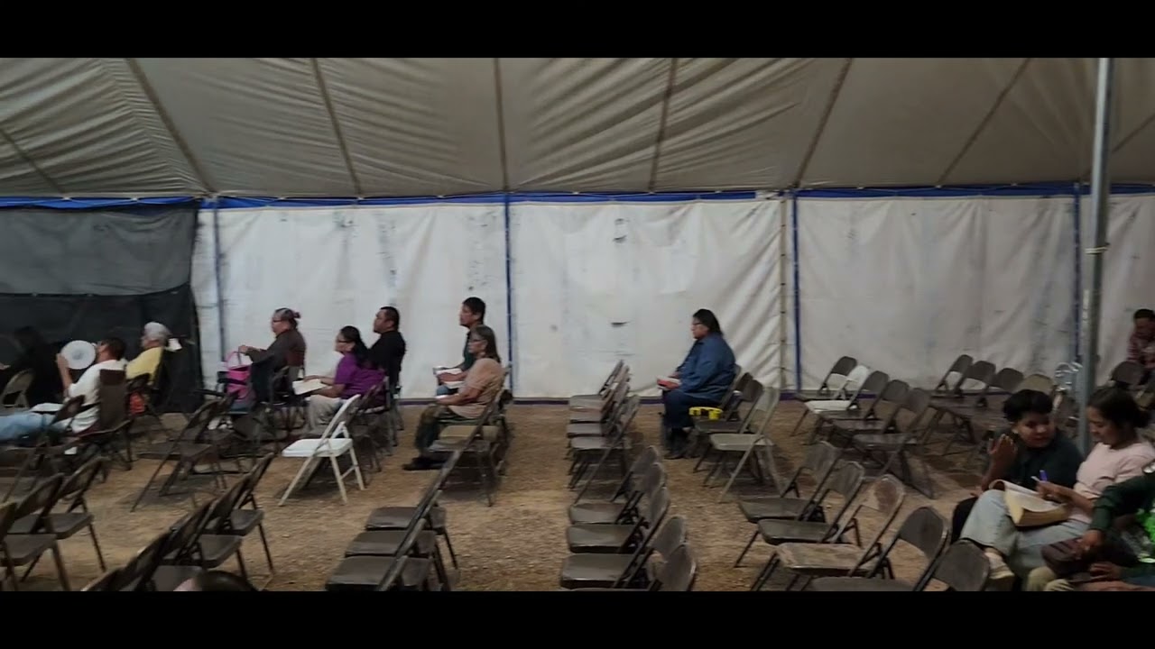 Susan J Preaching @V.I.C Standing Rock N.M