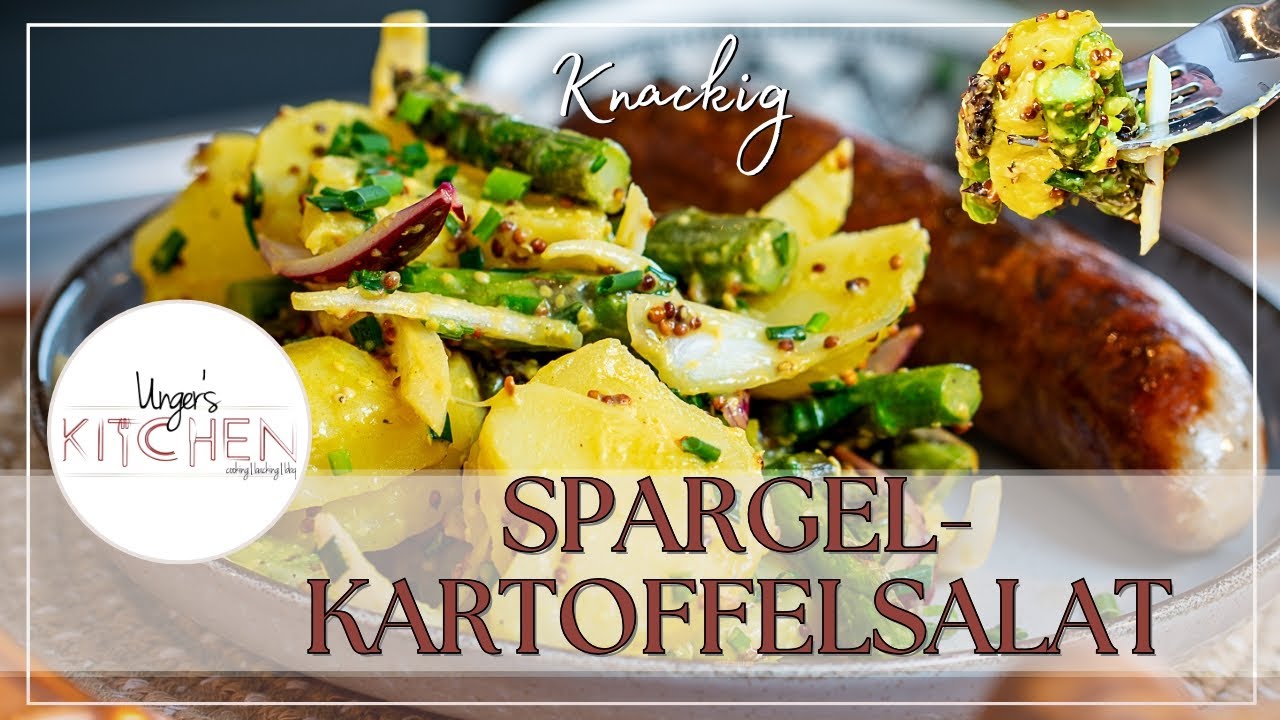 So hast du Kartoffelsalat noch nie gegessen! 🤯 Mit gebratenem Spargel & Frühlings-Vibes