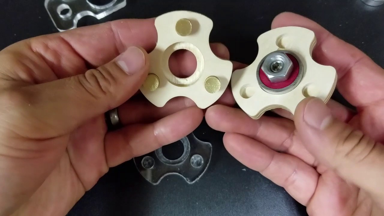 New fidget spinner design using the Xcarve