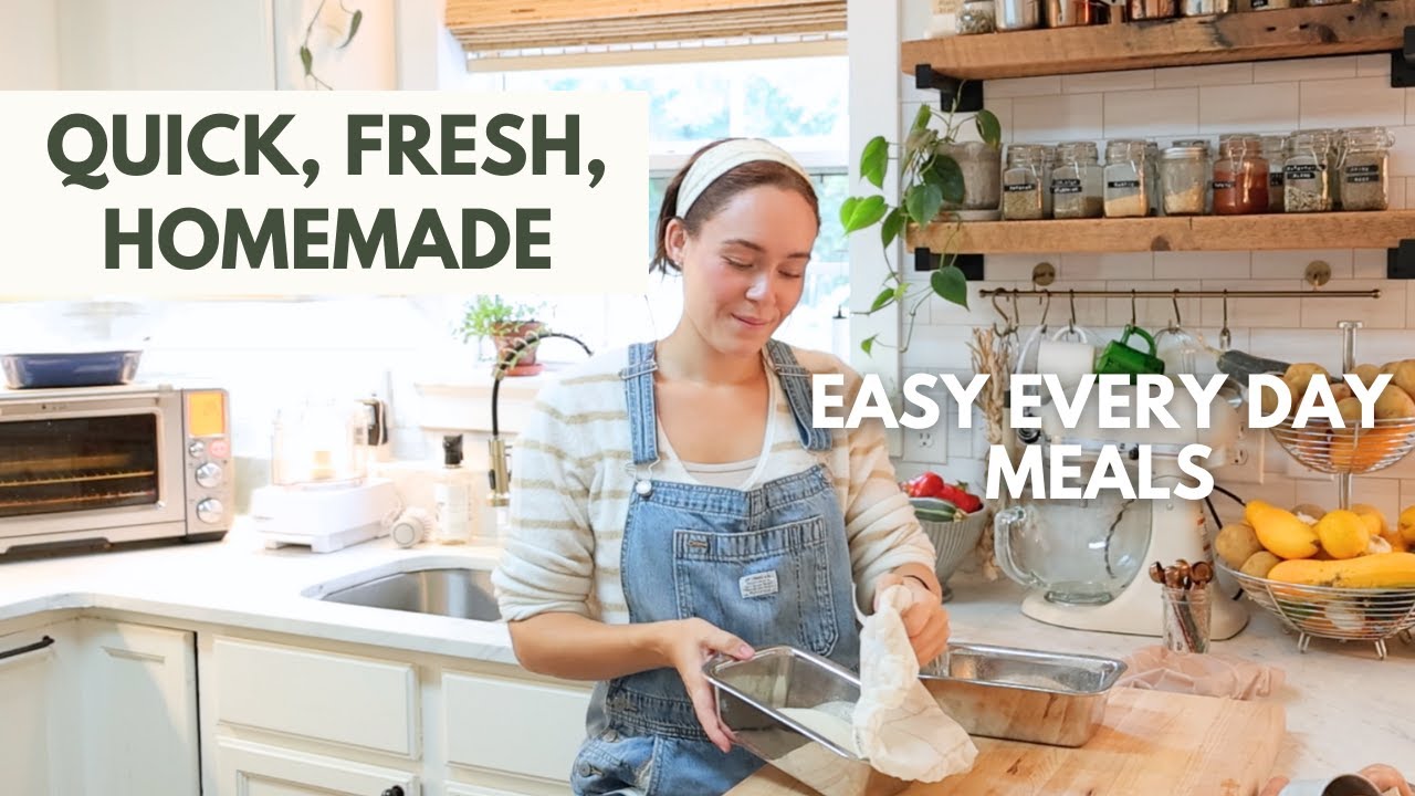 Easy Back-To-Routine Meals (Salads, Breakfast, Homemade Bread, & More)