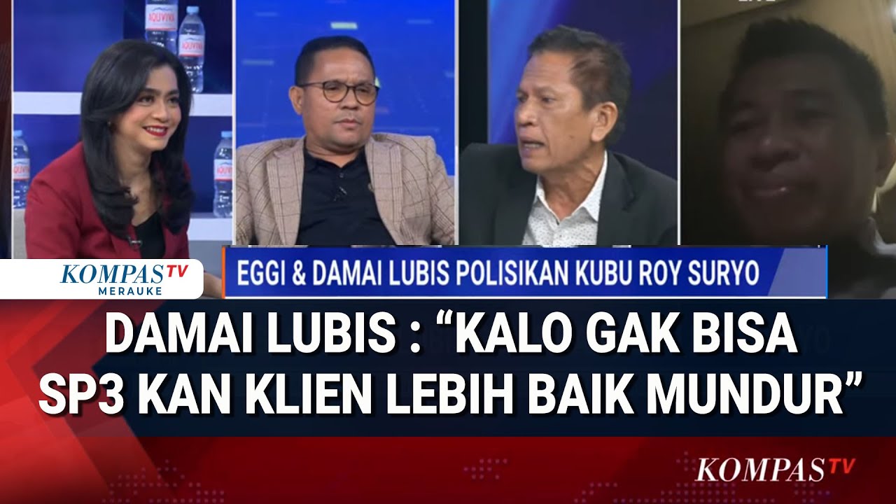 Debat Damai Lubis, Madiansyah dan Gafur Sangaji Soal Eggi & DHL Laporkan Roy CS, Laporkan Balik ?