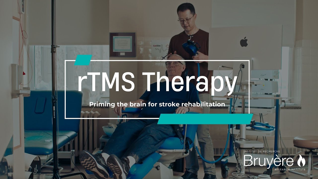 SMTr stimulation cérébrale | rTMS brain stimulation