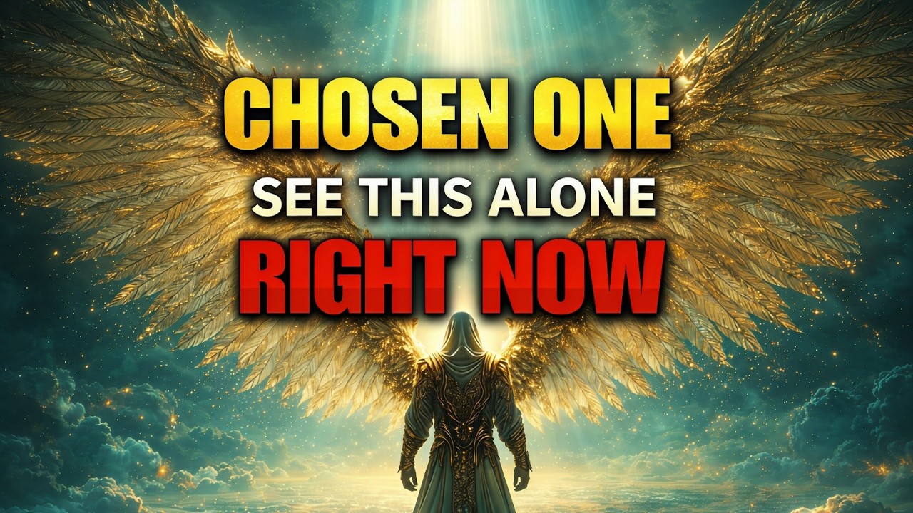 Chosen One, God Said, See This Alone Right Now
