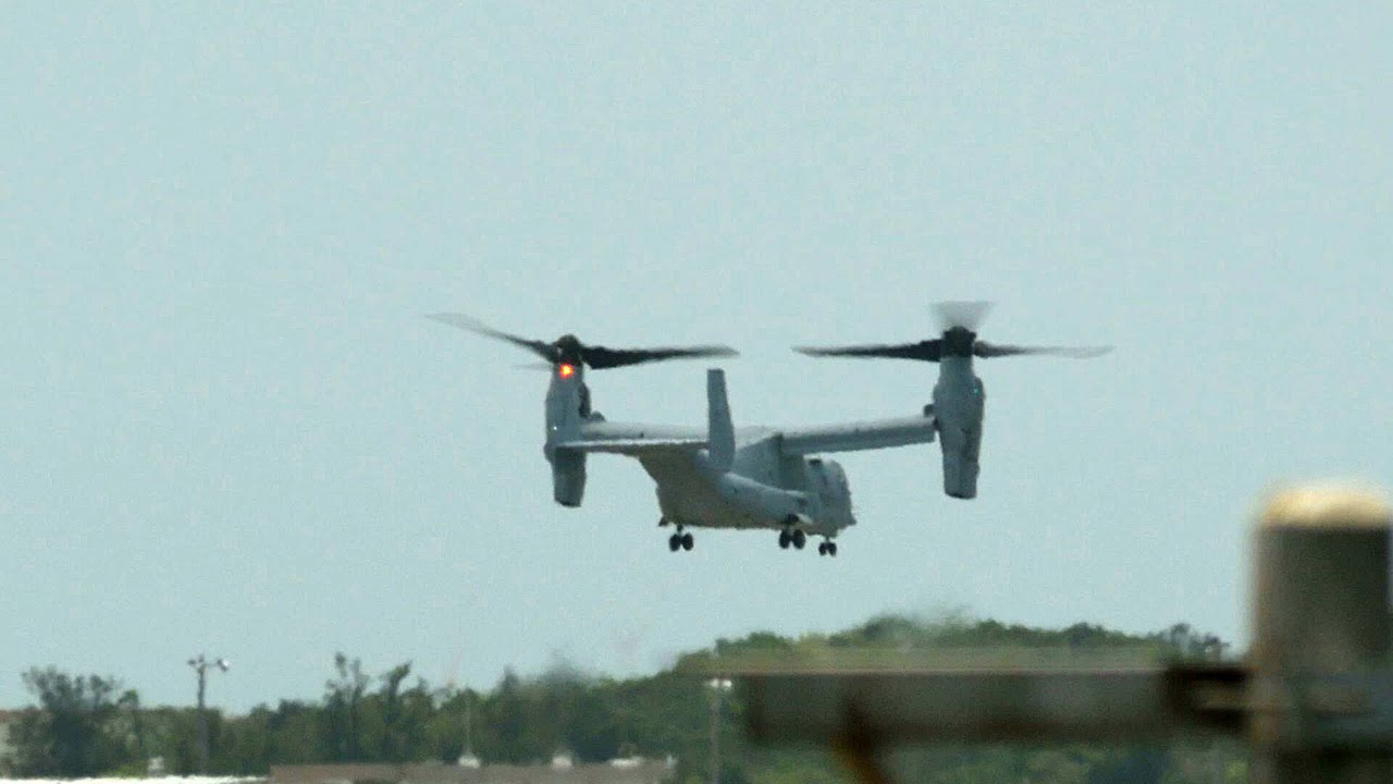 【4K】MV-22 Osprey Kadena Air Base July 1st, 2015