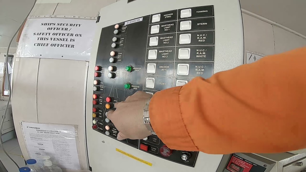 Navigational Lights System Test after Compplete Repair