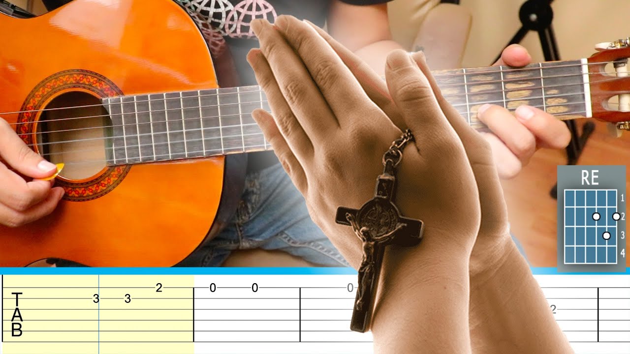 Entre Tus Manos - Fácil - Guitarra Tutorial - Tabs - Cover