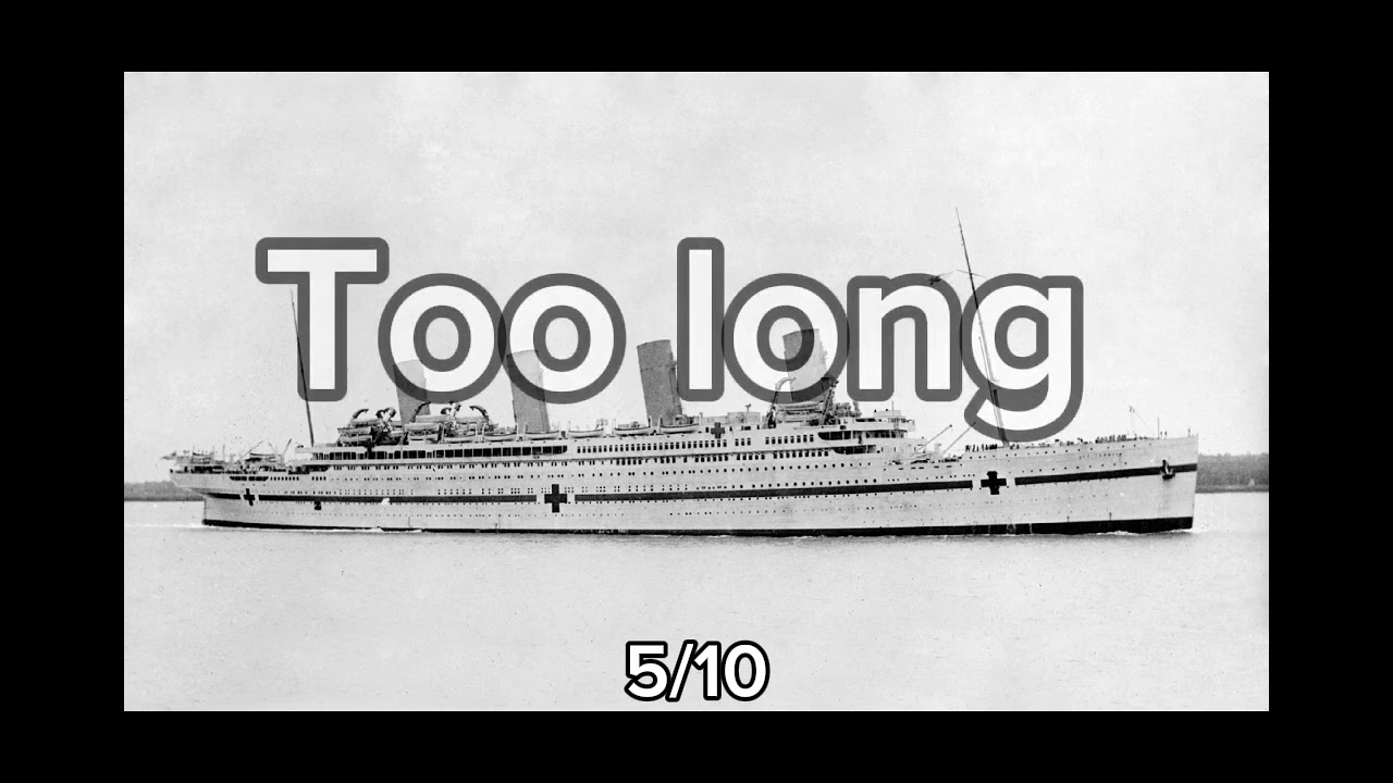 All ocean liners whistle/horns [PT1]