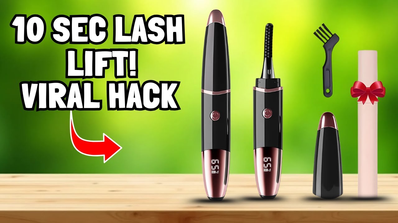 Perfectly Curled Lashes in 10 SECONDS? | Testing a Viral Heated Eyelash Curler