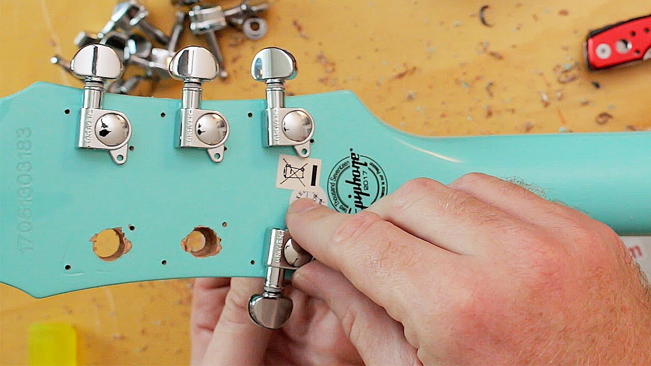Epiphone SL - tuner swap