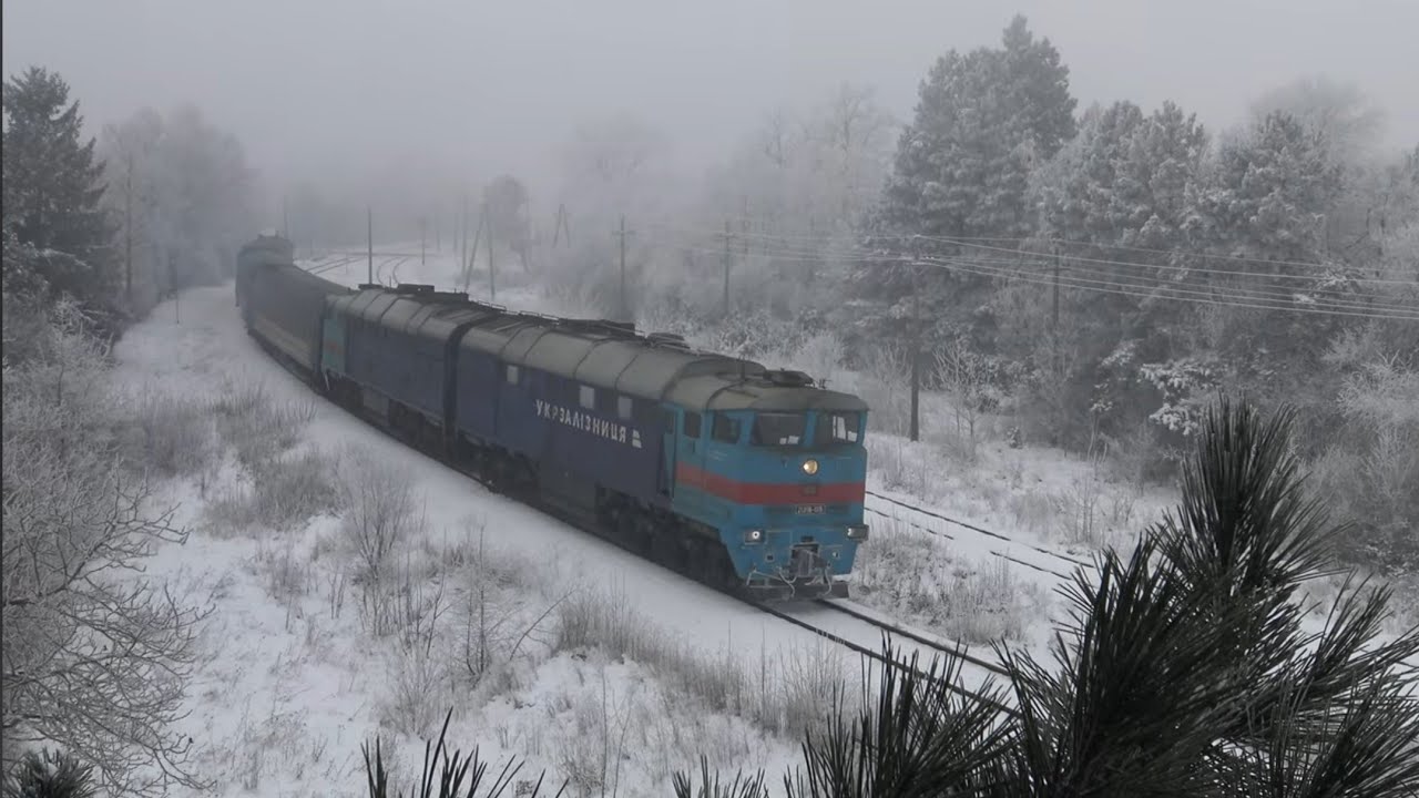 2ТЭ116-1315 [УЗ-CFM] Passenger train | Пассажирский поезд