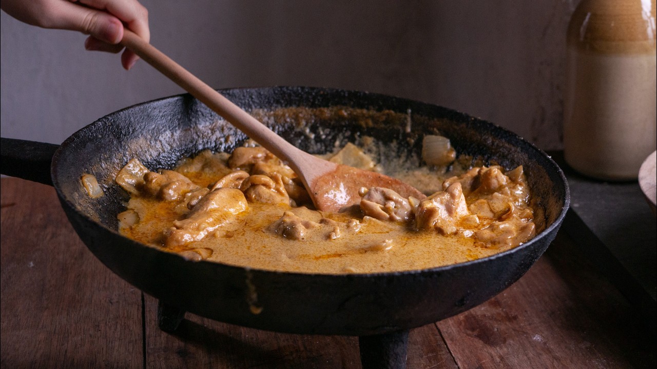 Chicken Curry Then VS Now