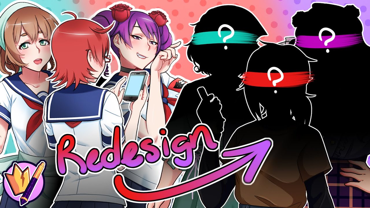 Redesigning Yandere Simulator AGAIN | Speedpaint & Commentary