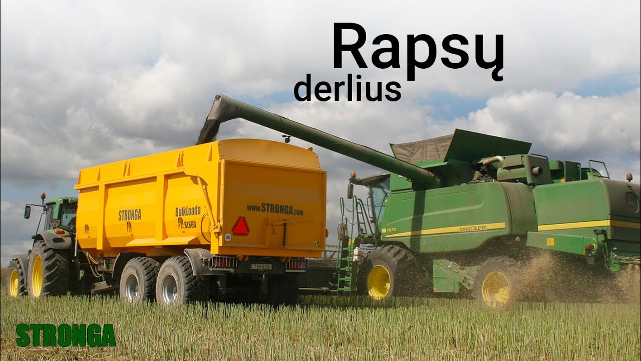 BulkLoada BL660; Žemės ūkio technikos priekaba rapso nuėmimo derliuje