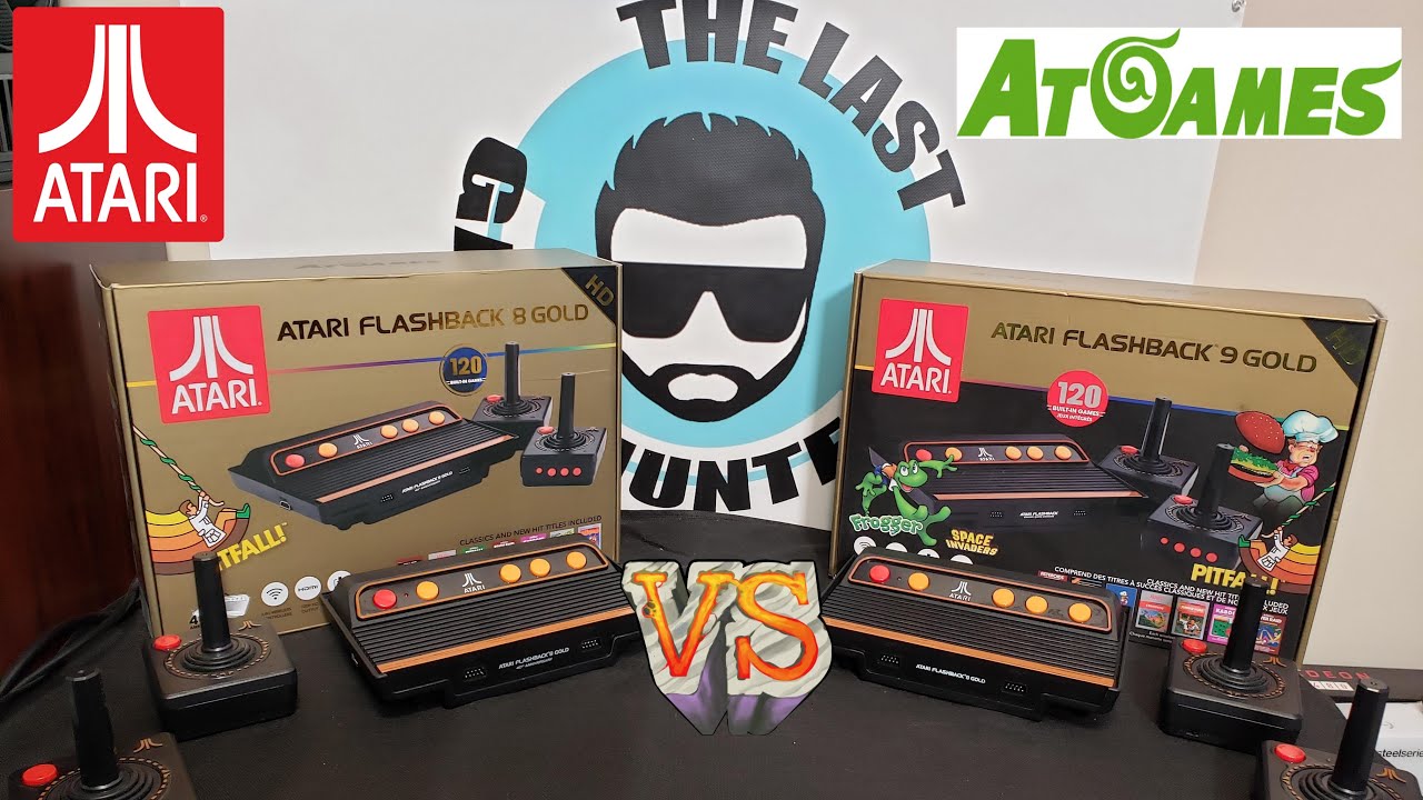 Atari Flashback 8 Gold VS Atari Flashback 9 Gold -- LGH