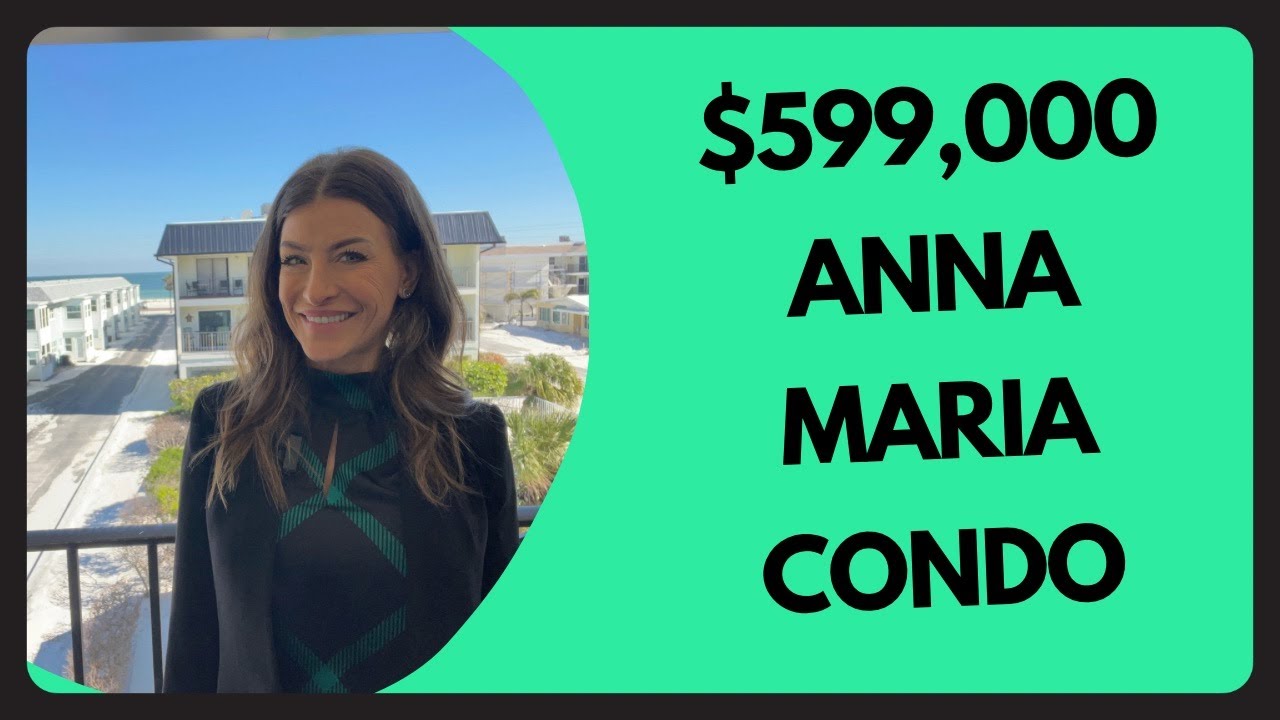 $499,000 WOW ! ANNA MARIA 2-BED CONDO | Pet, Rental, Golf Cart, Beach & Bayside - Friendly community