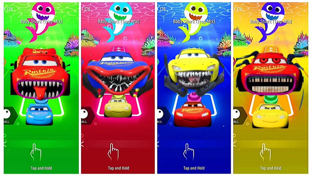 ⭐ Lightning McQueen - Coffin Dance Song (COVER) Tiles Hop EDM Rush