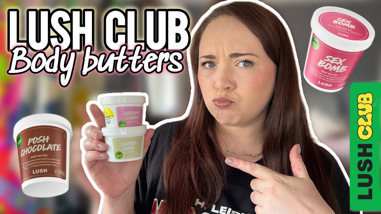 LUSH CLUB BODY BUTTERS | What Do They Really Smell Like? 🌰🥜🧈