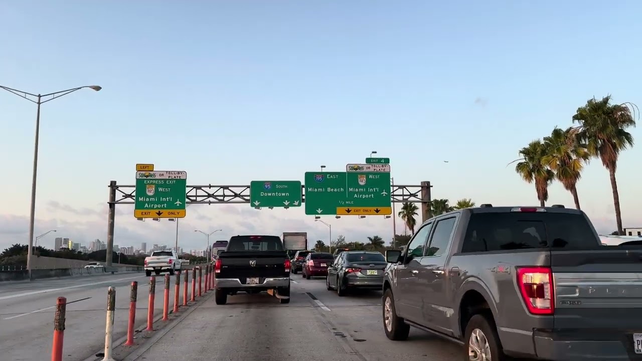 Driving from Miami to Key West(Pt.1 Miami to Florida City)