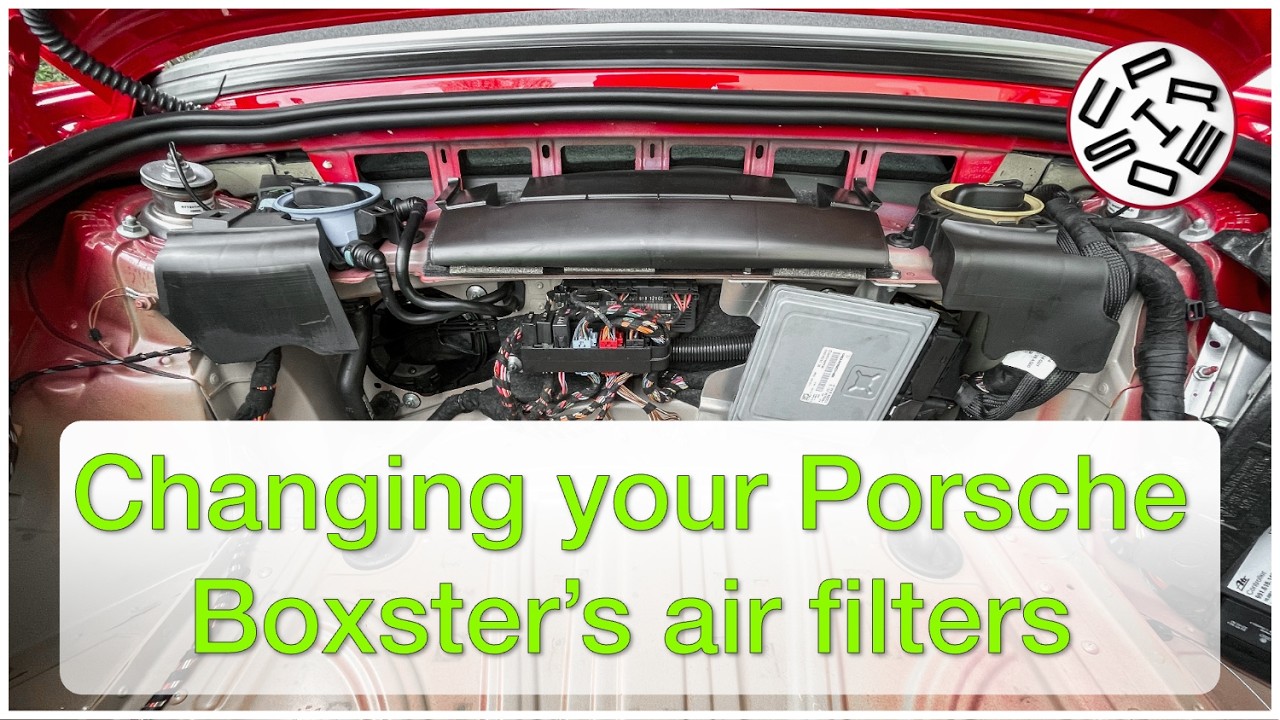 Changing your 981 Porsche Boxster's air filters