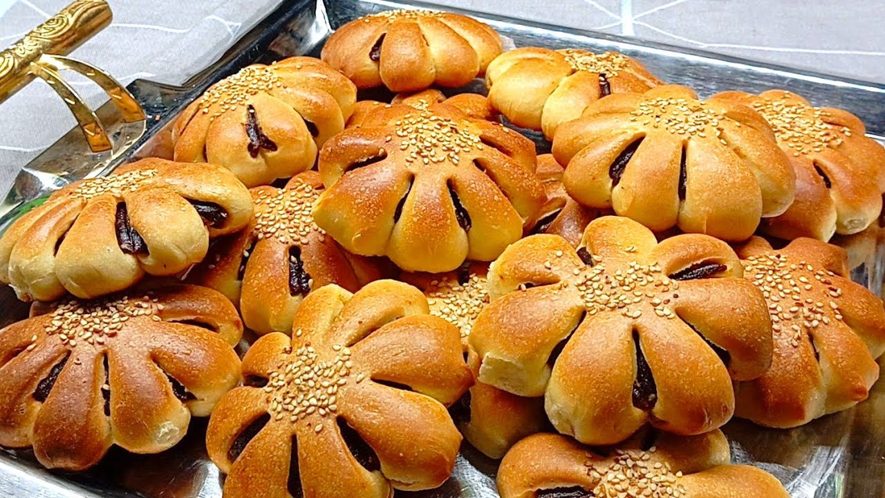 وردات العجوة اللذيذ باسهل طريقه شيك للضيافة ومغذية للفطور أو بين الوجبات والأطفال في الدراسة 