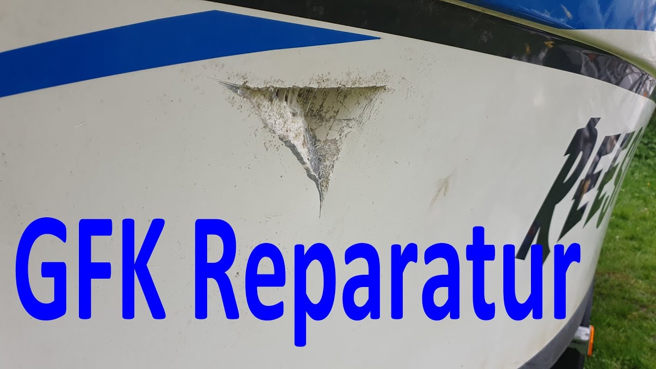 GFK Reparatur beim Club-Boot 