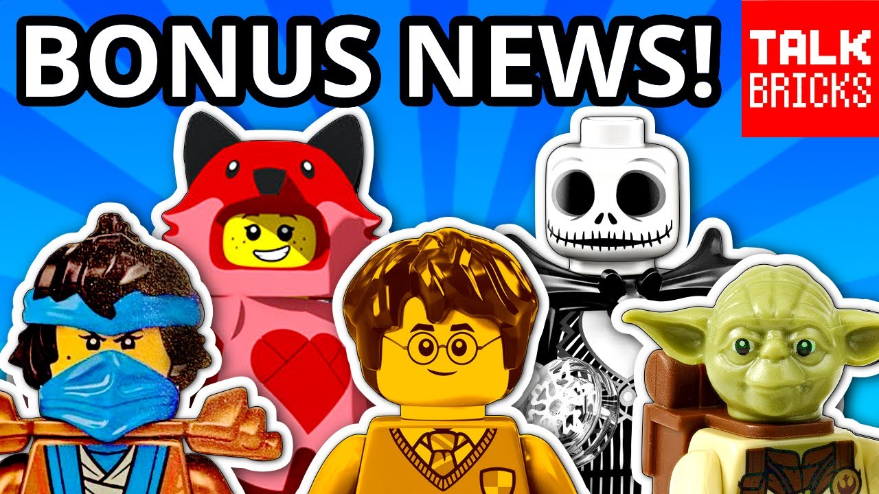 BONUS LEGO NEWS! Harry Potter 20th Anniversary! Gold Zane & Nya! MegaBloks Ripoffs LEGO?! Toy Awards
