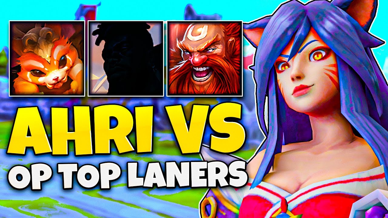 Ahri Is An S+ Top Laner vs OP Champs