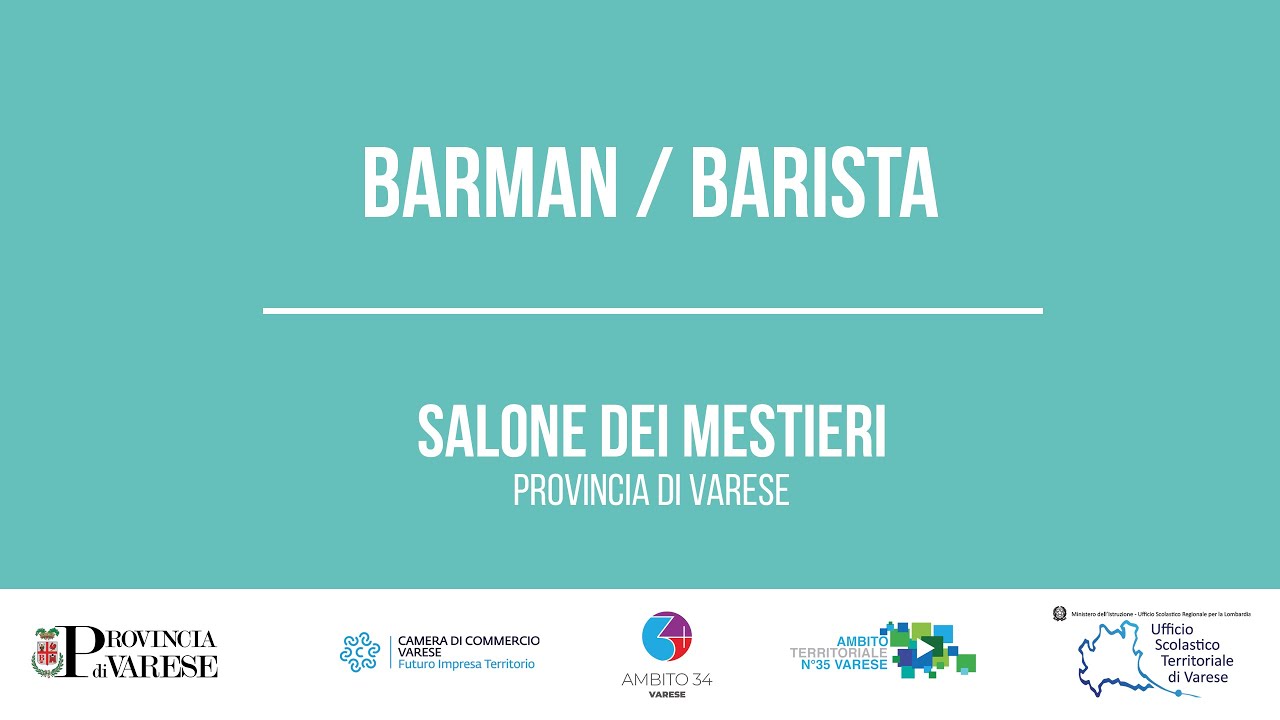Come diventare barman/barista
