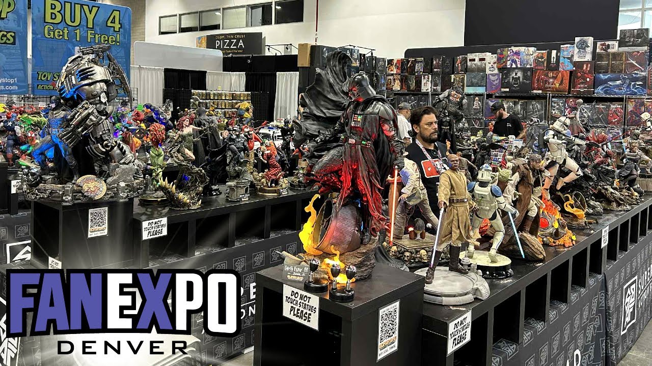 MASSIVE Statue Booth Tour at Fan Expo Denver Comic Con 2025!