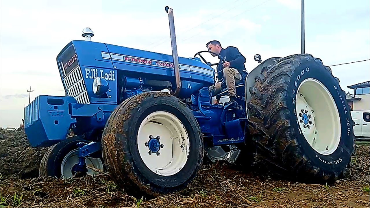 Aratura Trattori D'epoca Landini JD Fiat OM Same - Mirabello (FE) - ट्रैक्टर Трактор Tractor Plowing