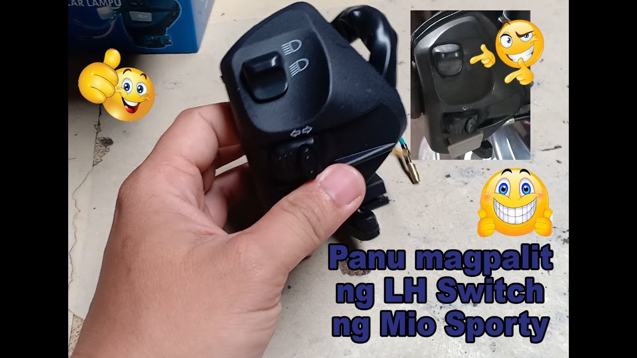 Mio Sporty Paanu mag Palit ng Left Handle Switch
