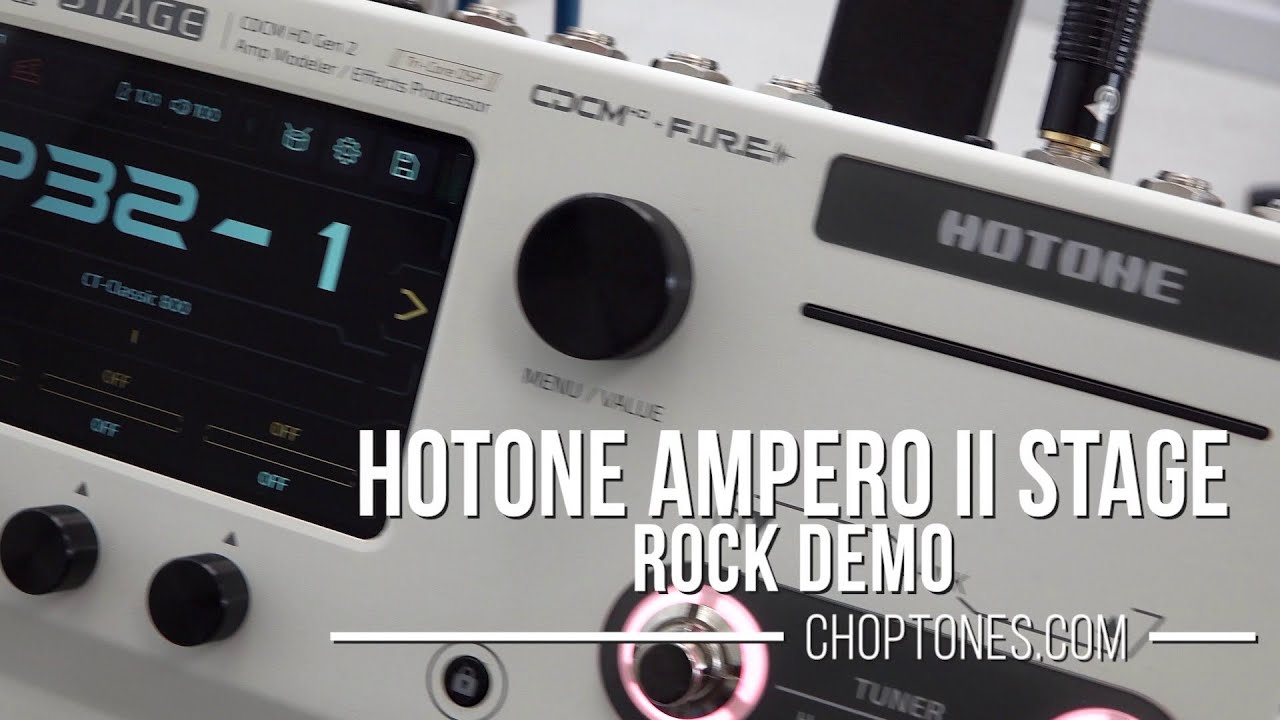 Hotone Ampero II Stage | Rock Demo
