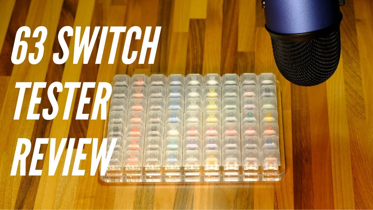 63 Mechanical Keyboard Switches Tested! Complete Test!