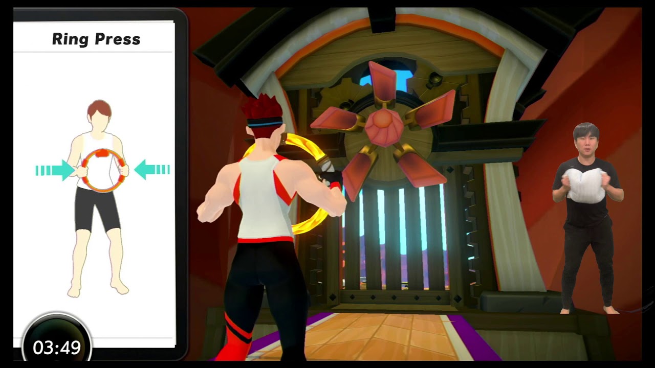 Ring Fit Adventure Workout (Cardio exercise)